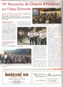 Presse Grimentz 1